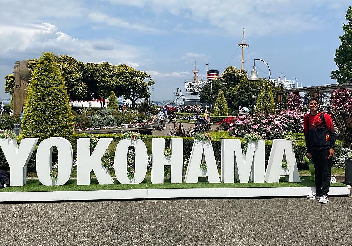 Palomero, en Yokohama.