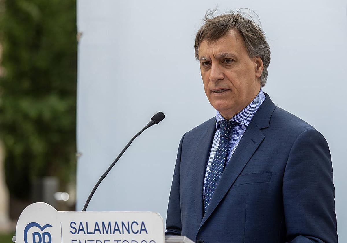 Carabayo durante la presentación de su programa.