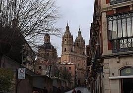Imagen de archivo de un día nublado en Salamanca.
