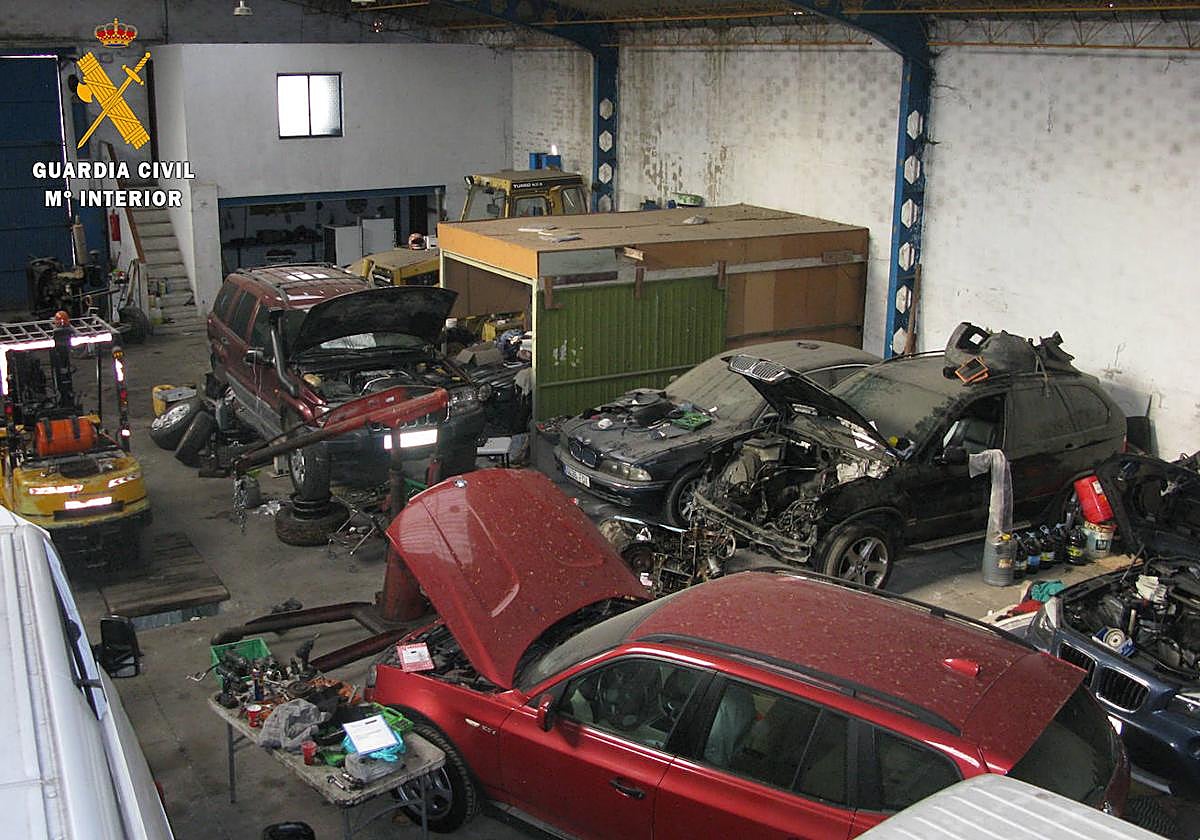 Imagen del taller facilitada por la Guardia Civil de Salamanca.