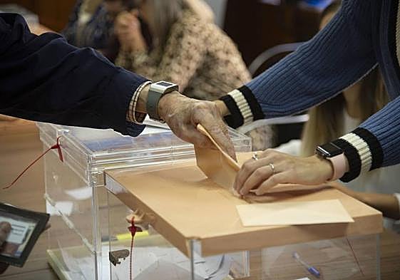 Imagen de archivo de unas elecciones.