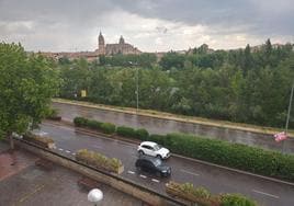 La probabilidad de lluvias marca la jornada en Salamanca