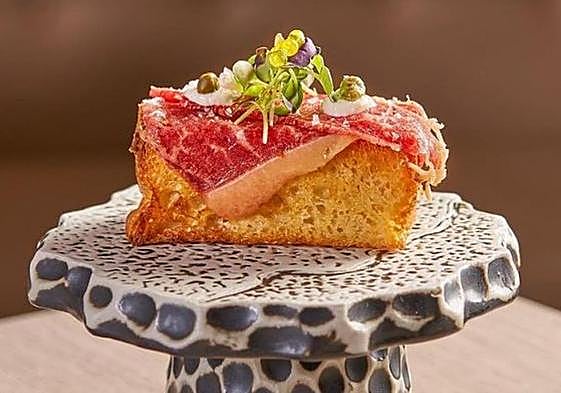 Tapa de Viró Gastrobar para el Campeonato de Tapas y Pinchos de Castilla y León.