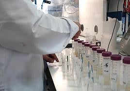 Investigadores en un laboratorio.