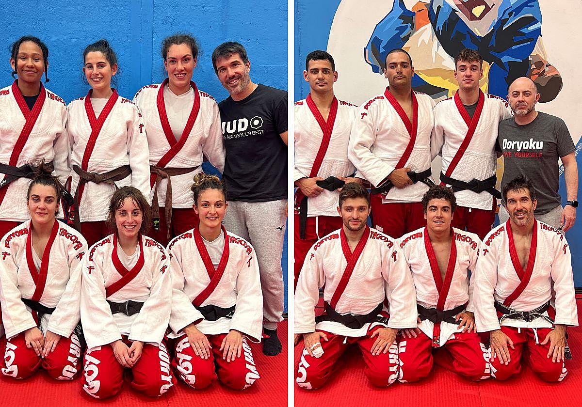 Equipos femenino y masculino del Doryoku.