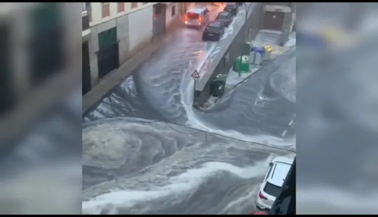 Inundaciones en Béjar y Beleña tras la tormenta