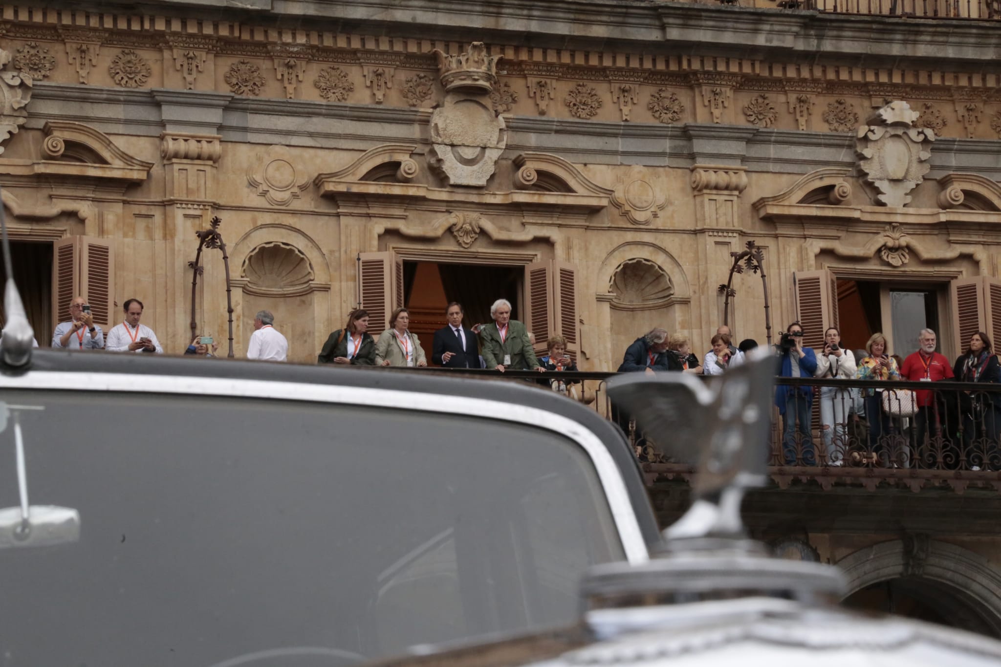Los coches de la 25º edición del Rally Protagonistas llegan a Salamanca