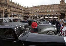 Los coches de la 25º edición del Rally Protagonistas llegan a Salamanca