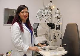 Estefanía García Cerviño, delegada del Colegio de Ópticos-Optometristas de Castilla y León.