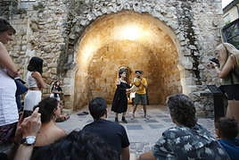 Una actuación en la Cueva de Salamanca.