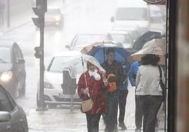Prolongado a este viernes el aviso amarillo por fuertes lluvias en Salamanca