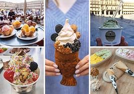 Café Novelty, Heladería Esencia Valenciana, La Pecera, Heladería Umami y Bico de Xeado.