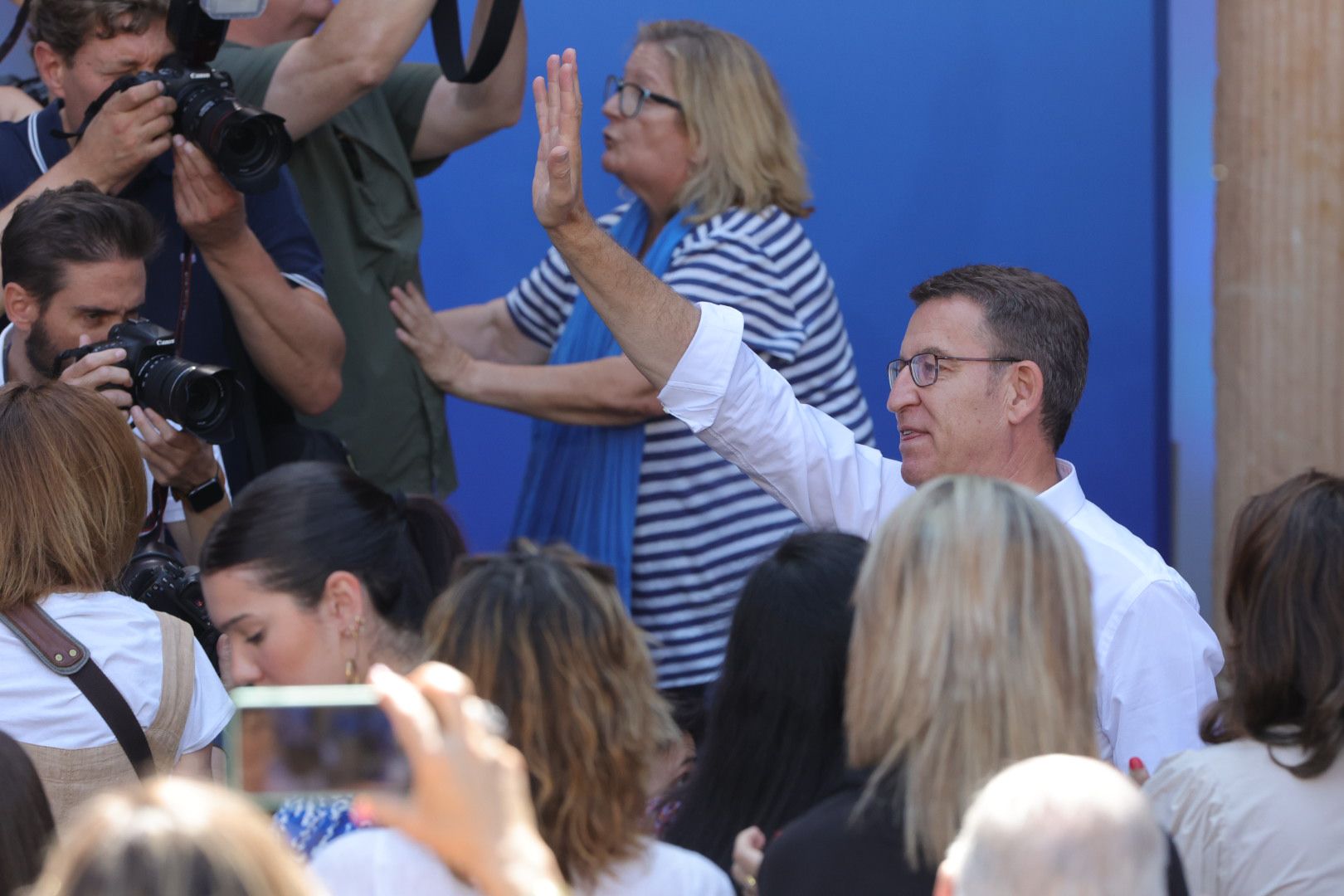 Feijóo visita Salamanca antes de la campaña electoral
