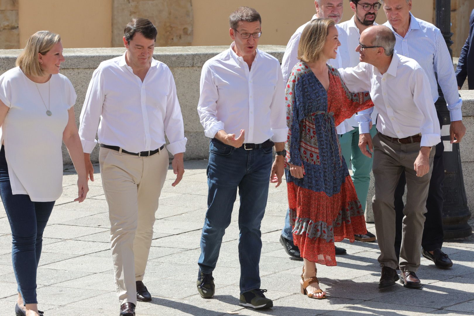 Feijóo visita Salamanca antes de la campaña electoral