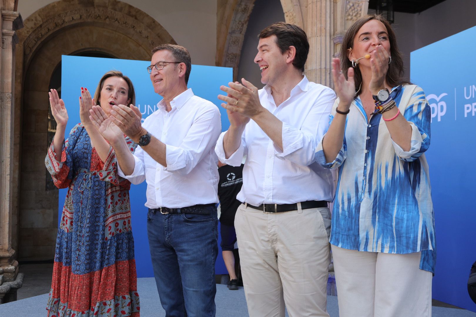 Feijóo visita Salamanca antes de la campaña electoral