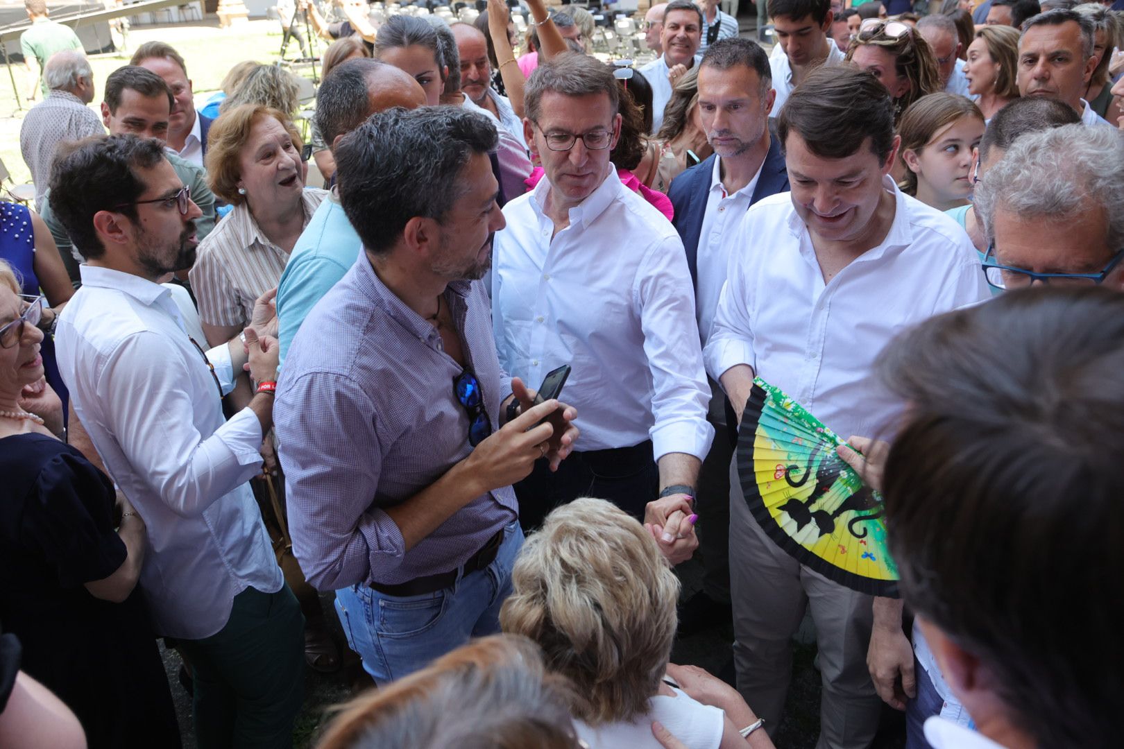 Feijóo visita Salamanca antes de la campaña electoral