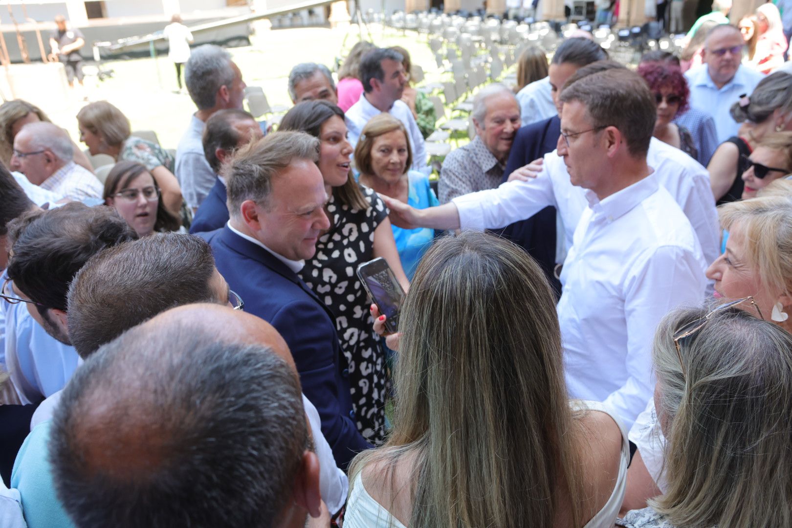 Feijóo visita Salamanca antes de la campaña electoral