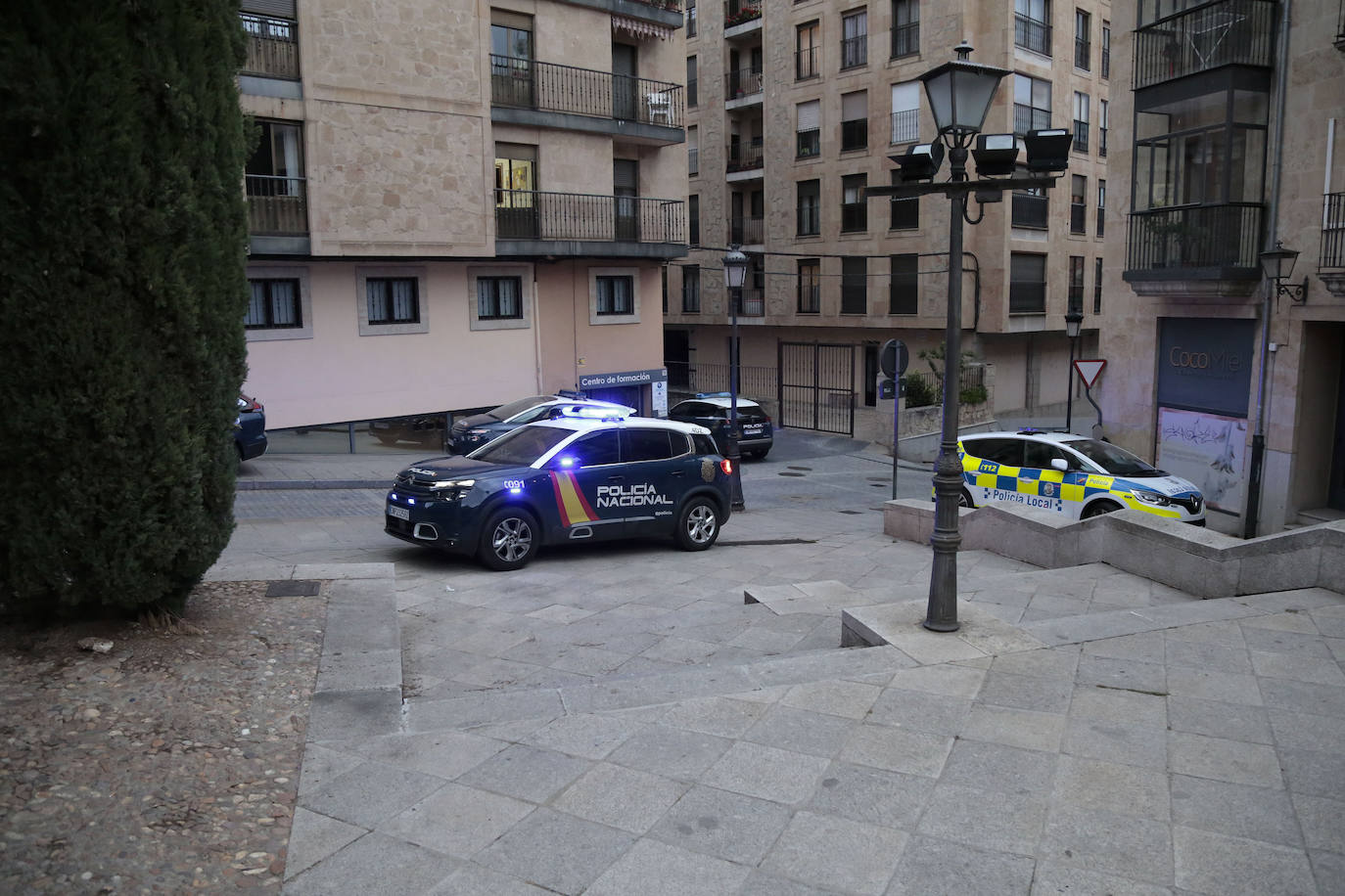 Coche patrulla de la Policía Nacional.