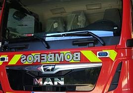 Camión del cuerpo de bomberos de Béjar.