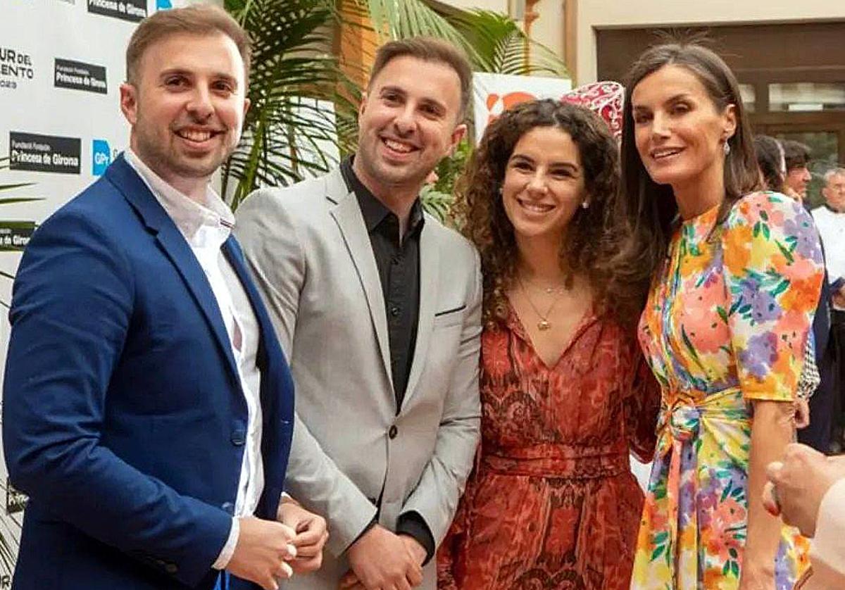 Dos profesores salmantinos en la gala de los premios Princesa de Girona entregados por Leonor de Borbón