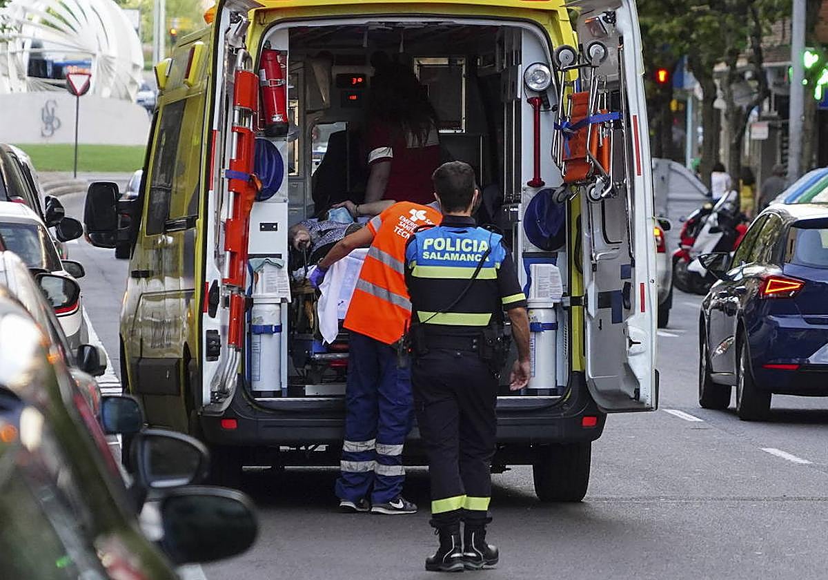 Atropellada una mujer de 22 años en Santa Marta de Tormes