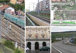 Electrificación, apeadero de La Alamedilla, proyecto de Fuentes de Oñoro, nudo de autovías y edificio de la Audiencia.