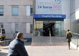 Imagen de archivo del Hospital de Recoletas de Valladolid.