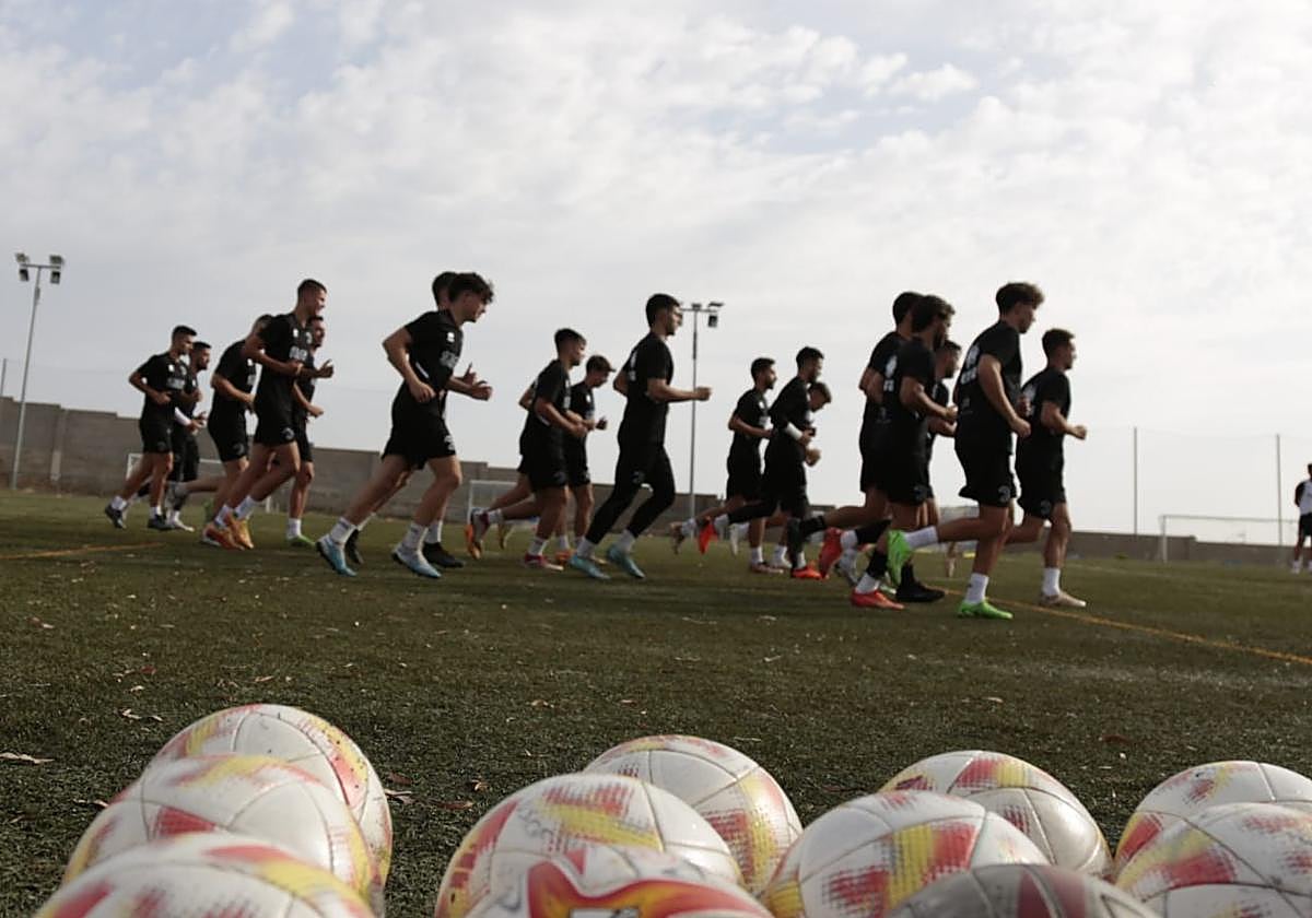 Entrenamiento de Unionistas esta pretemporada.