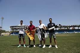 Unionistas presenta a Manu Ramírez, Camus, Iván Martínez y Erik Ruiz