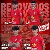 La UD Santa Marta retiene a Tomy, Joel, Álvaro Ramos y David Martín