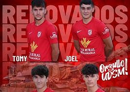 La UD Santa Marta retiene a Tomy, Joel, Álvaro Ramos y David Martín