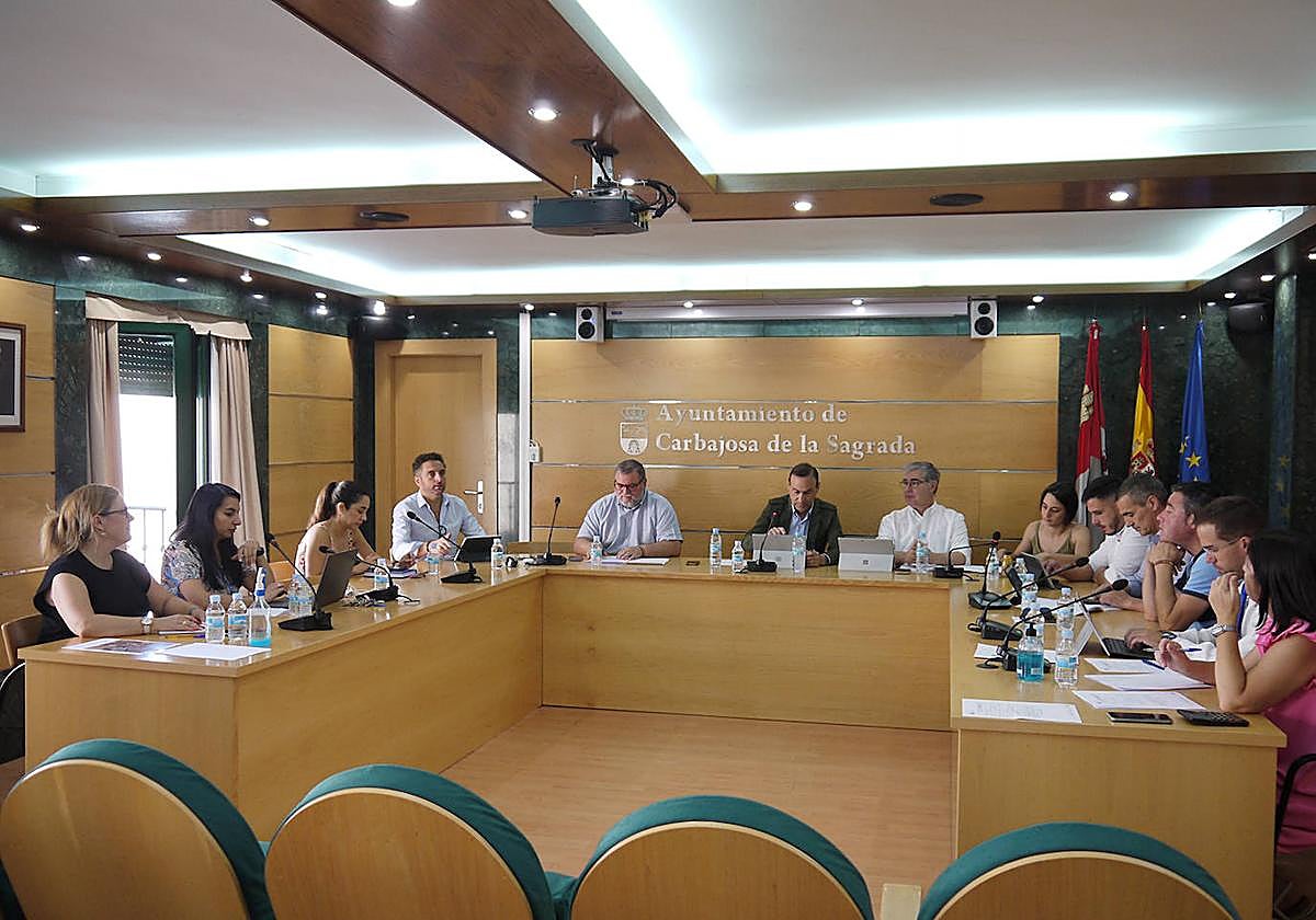 Pleno del Ayuntamiento de Carbajosa de la Sagrada.