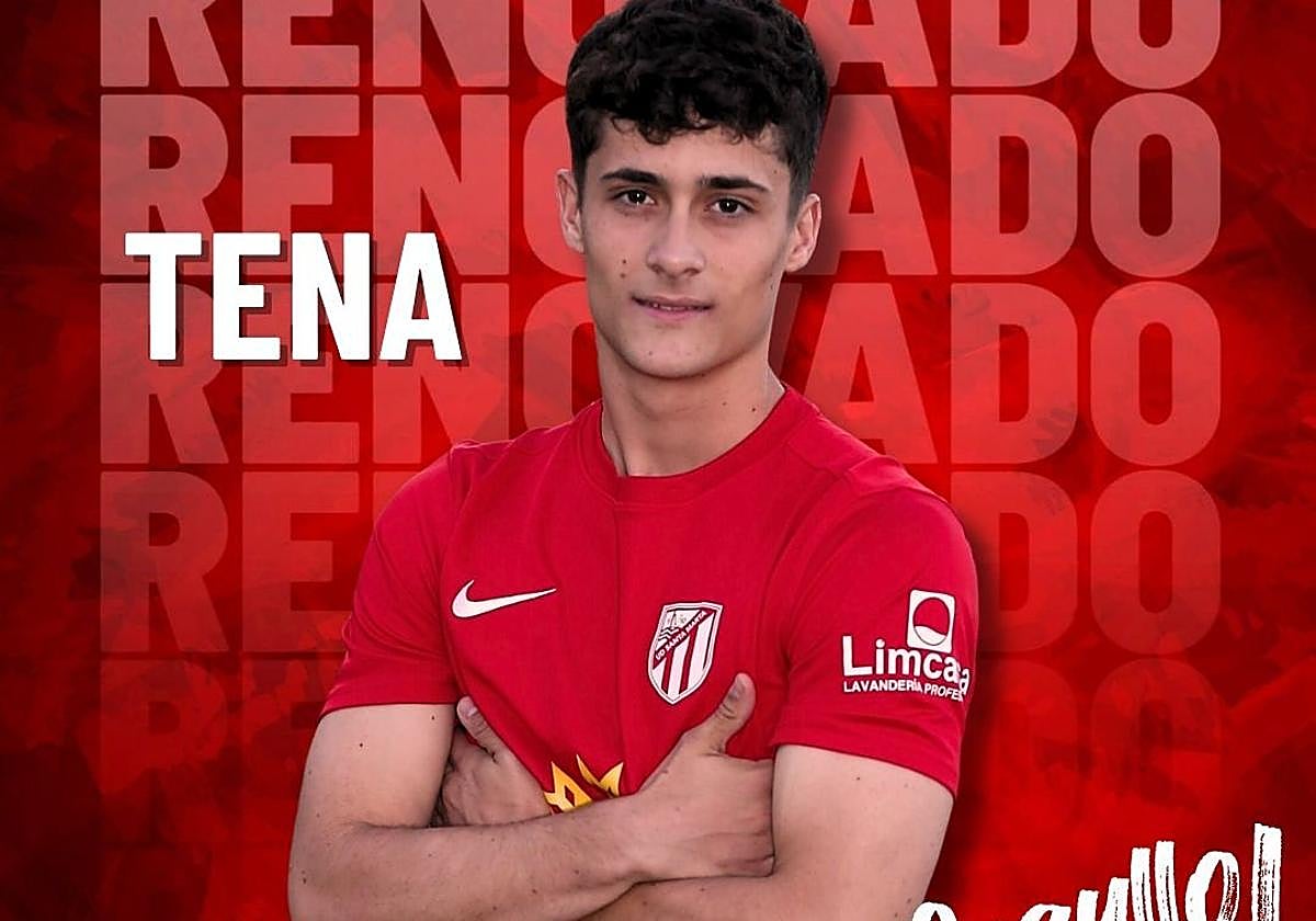 El lateral Tena también continuará en la UD Santa Marta