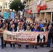 La pensión media en Salamanca se sitúa en 1.108 euros, la tercera más baja de la región