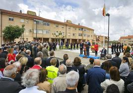 Inauguracion del parque con el nombre de Miguel Ángel Blanco, en Fuentes de Oñoro, víctima del terrorismo de ETA.