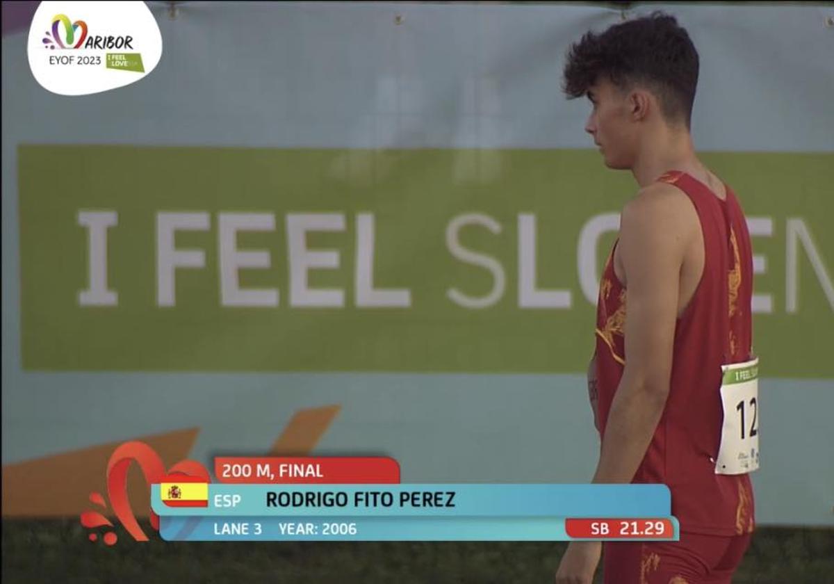 Rodrigo Fito, quinto en el 200 del Festival Olímpico de la Juventud Europea