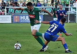 Alberto Bernardo, hace dos temporadas en el CD Toledo.