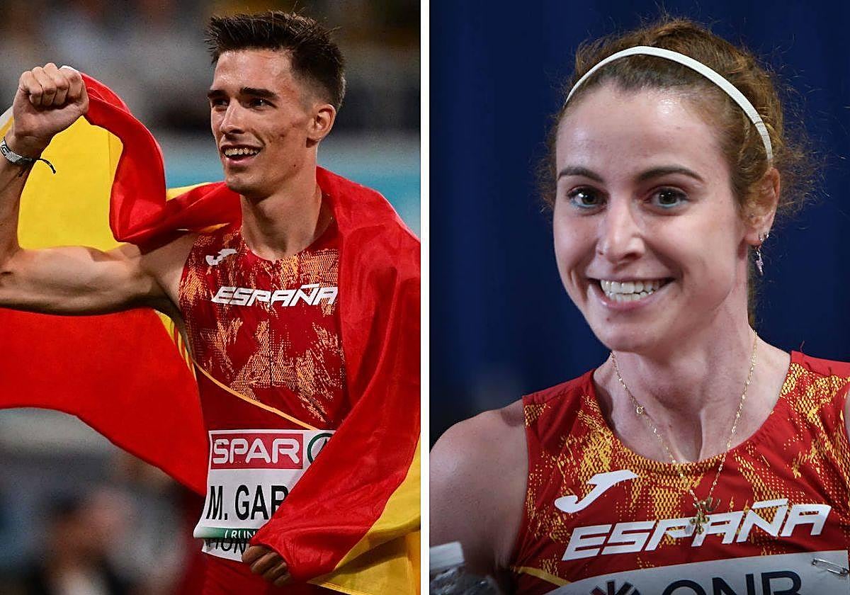 Los dos preseleccionados salmantinos para el Campeonato del Mundo de Atletismo en Budapest.