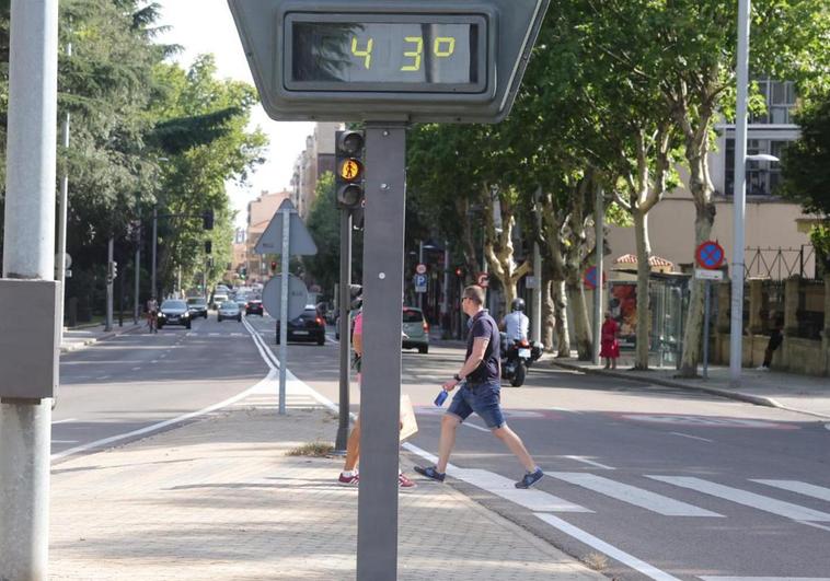 Salamanca alcanza temperaturas récords con valores superiores a los 40 grados