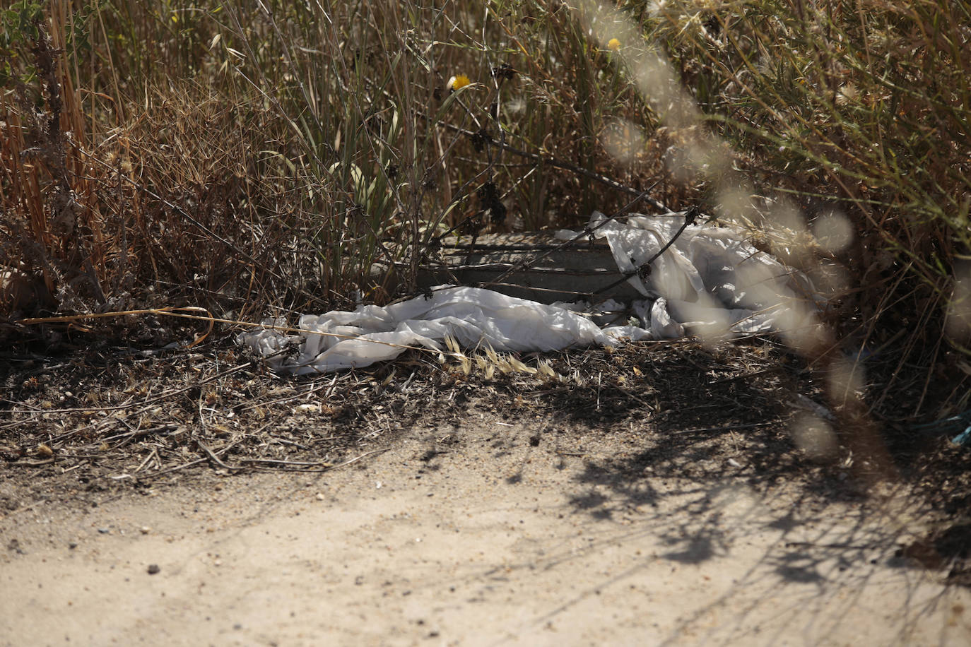 Cuando las cunetas se convierten en un vertedero