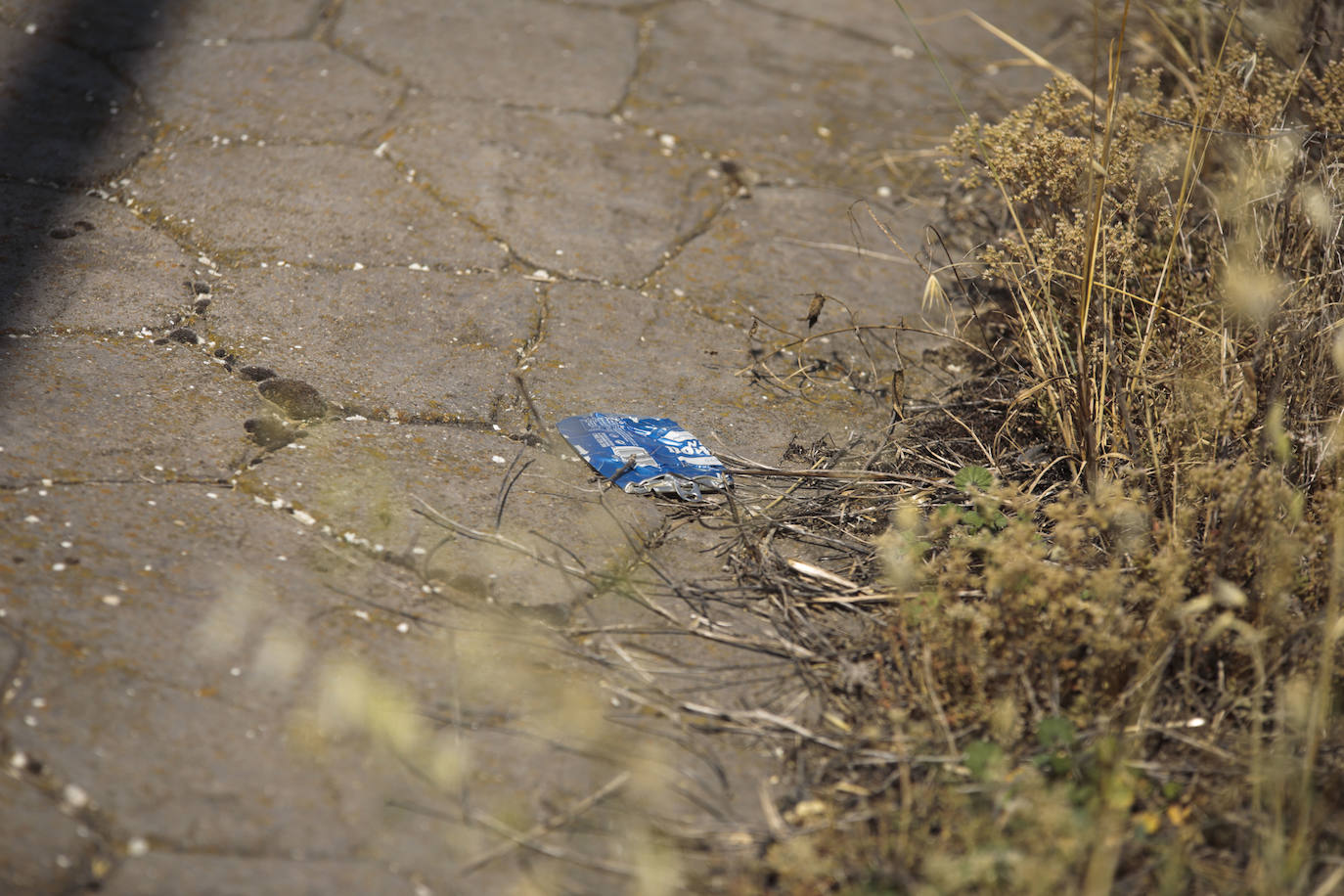 Cuando las cunetas se convierten en un vertedero