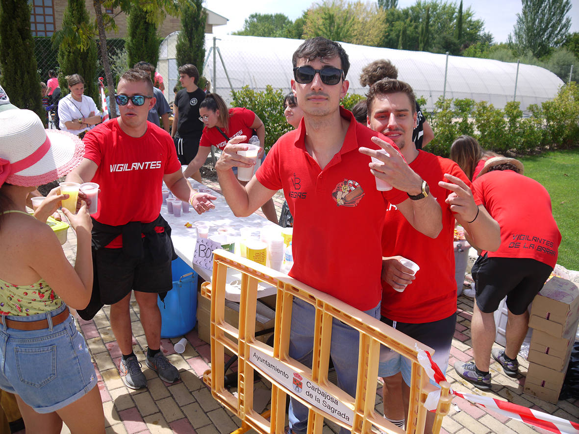 Paella popular en Carbajosa a la espera del día de San Roque