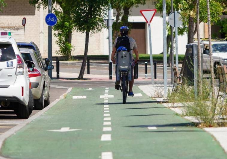 Importante ampliación de la red ciclista salmantina en la Avenida de Comuneros