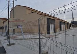 Viviendas en construcción en un pueblo de Salamanca.