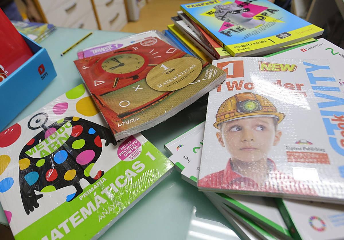 Libros escolares.