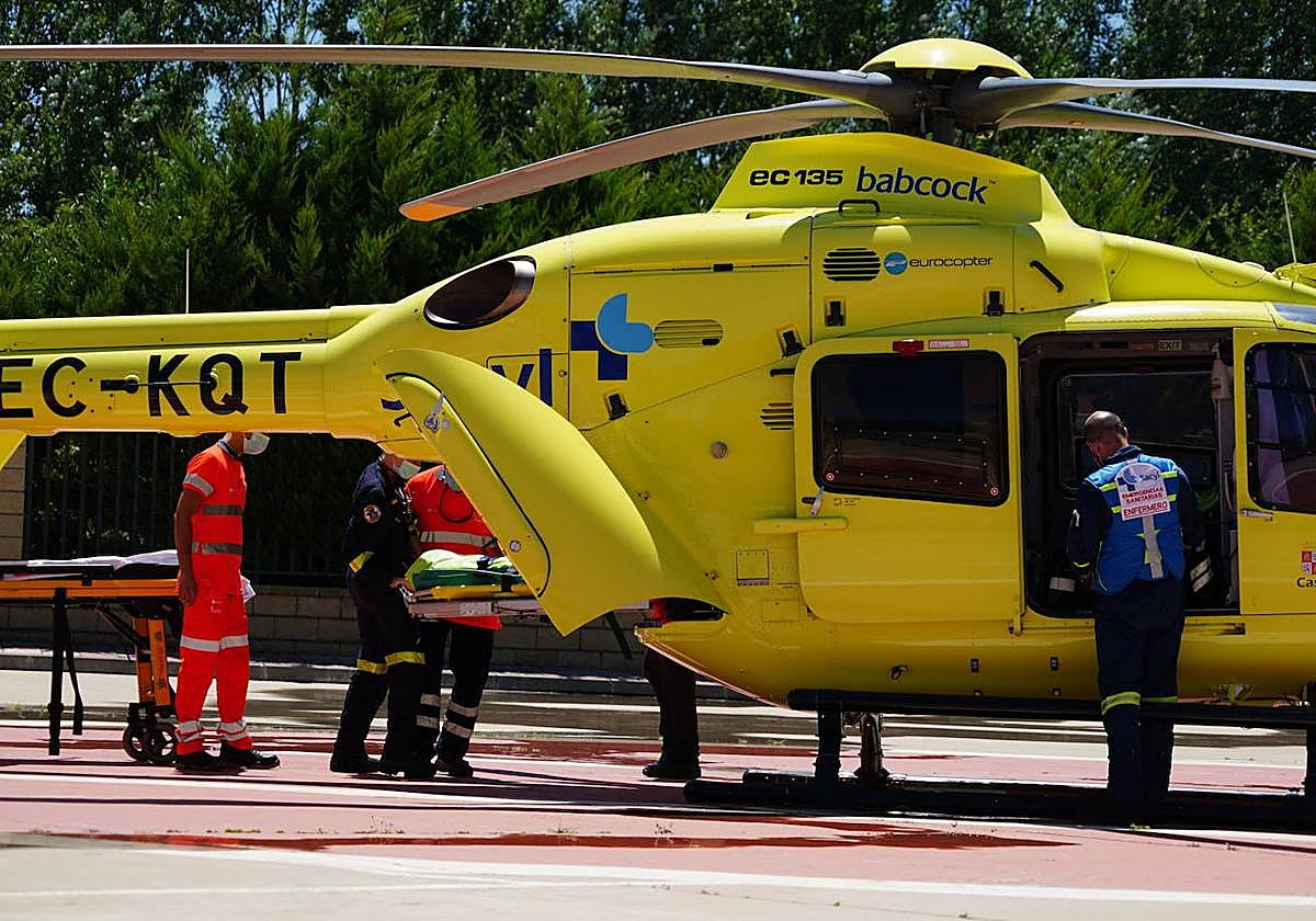 Un trabajador se corta cuatro dedos con una sierra en Guijuelo