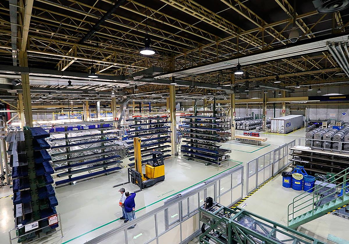 Instalaciones de la fábrica de Enusa en Juzbado.