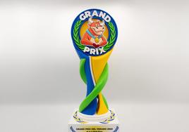 Imagen del trofeo elaborado por la empresa del Grupo Ecotisa.