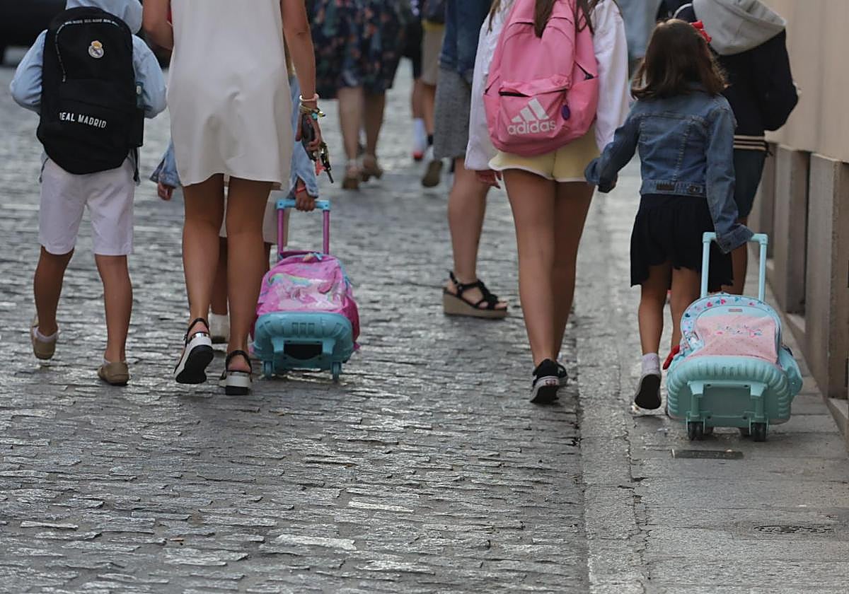 Así ha sido la vuelta al colegio en Salamanca