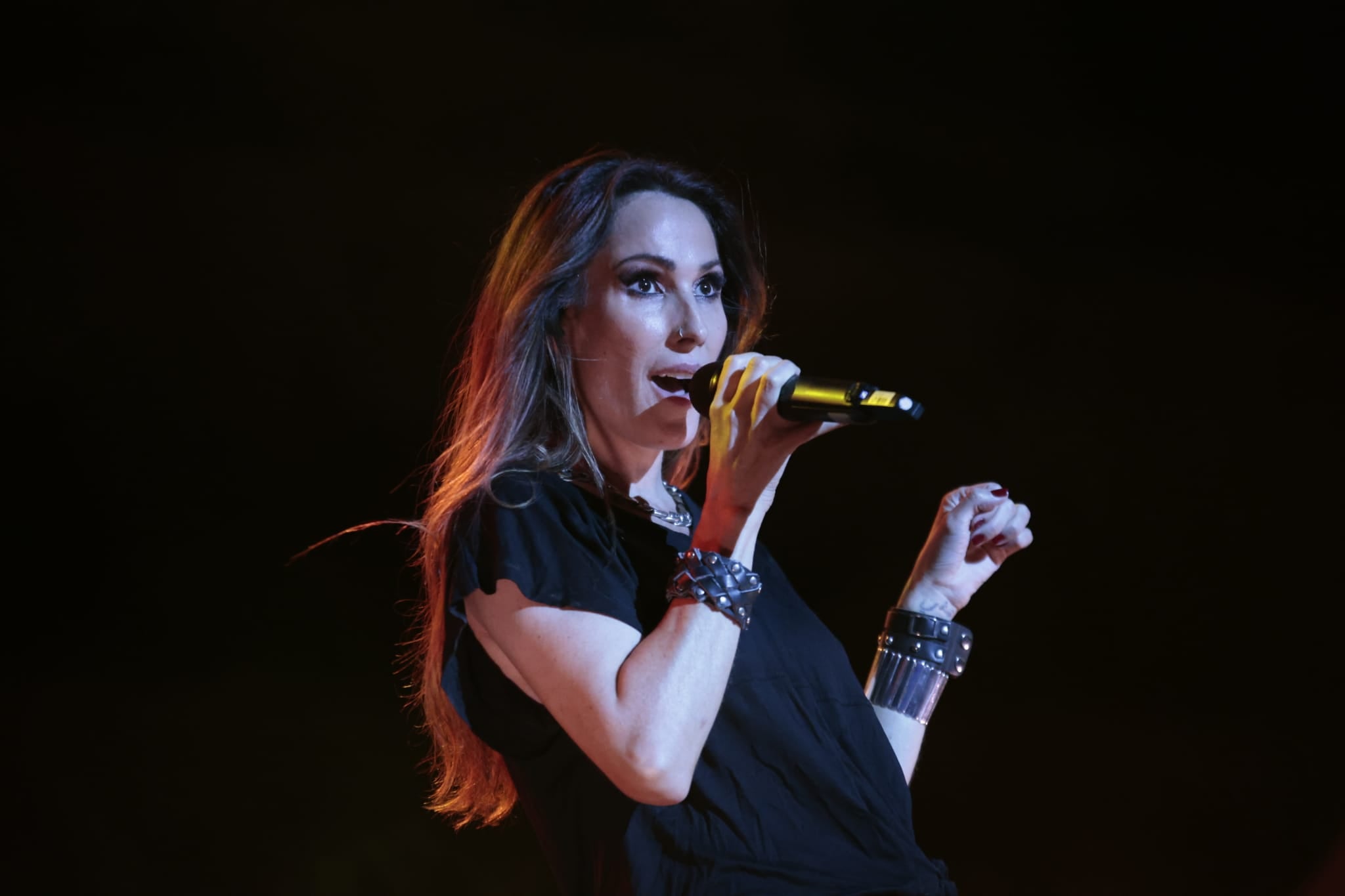 Llenazo en el concierto de Malú en la Plaza Mayor